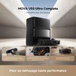Mova V50 Ultra - Aspirateur robot laveur avec station, 24 000 Pa – Image 6