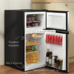 Homcom Petit réfrigérateur - Congélateur, 88 L, classe E, froid statique – Image 6