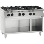 Bartscher BAR-1582101 - Cuisinière électrique, 6 feux, 120 cm