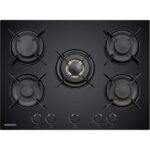 Daewoo BH7GKF51BNM - Plaque de cuisson gaz, 5 foyers, 70 cm, 11 100 W