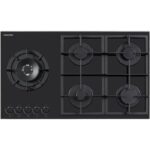 Daewoo BH9GKF51BNH - Plaque de cuisson gaz, 5 foyers, 88,2 cm, 12 000 W