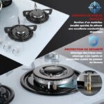 Kichpower 4 Feux Encastrable - Plaque de cuisson gaz, 4 foyers, 58 cm – Image 4