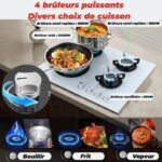 Kichpower 4 Feux Encastrable - Plaque de cuisson gaz, 4 foyers, 58 cm – Image 5