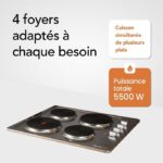 Beldeko Électrique Fonte 4 Feux - Plaque de cuisson, 4 foyers – Image 6