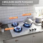 Iseasy 3 Foyers - Plaque de cuisson gaz, 3 foyers, 60 cm – Image 2