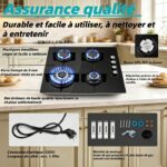 Kichpower encastrable - Plaque de cuisson gaz, 4 foyers, 56 cm – Image 2