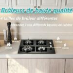 Kichpower encastrable - Plaque de cuisson gaz, 4 foyers, 56 cm – Image 4