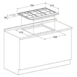 Hotpoint PCN 751 T/IX/HA - Plaque de cuisson gaz, 5 foyers, 75 cm – Image 4