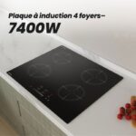 Firegas 4 foyers - Plaque à induction, 4 foyers, 59 cm, 7400 W – Image 2