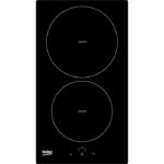 Beko HDMI32400DT - Plaque à induction, 2 foyers, 28,8 cm, 7200 W