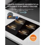 Comfee 4 Foyers- 4 boosters - Plaque à induction, 4 foyers, 59 cm, 7400 W – Image 4