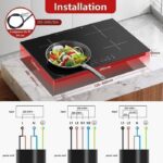 Kichpower 4 feux - Plaque à induction, 4 foyers, 59 cm, 6000 W – Image 2
