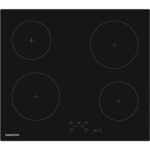 Daewoo BH6VTF27BNM - Plaque vitrocéramique, 4 foyers, 59 cm, 6000 W