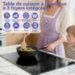 Starcharts encastrable - Plaque à induction, 3 foyers, 59 cm, 6680 W – Image 3