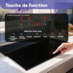 Starcharts encastrable - Plaque à induction, 3 foyers, 59 cm, 6680 W – Image 4
