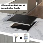 Firegas 3 Foyers - Plaque à induction, 3 foyers, 59 cm, 7400 W – Image 6