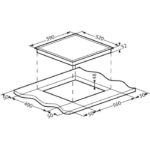 Schneider STV603 - Plaque vitrocéramique, 3 foyers, 59 cm – Image 2
