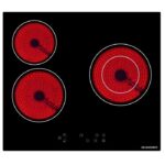 Schneider STV603 - Plaque vitrocéramique, 3 foyers, 59 cm