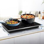 Amzchef 2 Foyers 20 Niveaux - Plaque à induction, 2 foyers, 36 cm, 3500 W – Image 6
