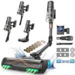 Proscenic PO20 -Sec/Humide- /180AW-SmartSpeed™-70 Min-Tube - Aspirateur balai laveur, 80 000 Pa, 70 min, 59 dB(A)