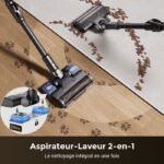 Proscenic PO20 -Sec/Humide- /180AW-SmartSpeed™-70 Min-Tube - Aspirateur balai laveur, 80 000 Pa, 70 min, 59 dB(A) – Image 5