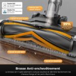Proscenic PO15 - Aspirateur balai sans fil, 75 000 Pa, 70 min, 59 dB(A) – Image 4