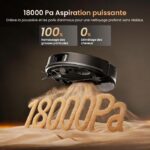 Proscenic QO20 Plus - Aspirateur robot laveur avec station, 18 000 Pa, 3200 mAh, 200 min (7965) – Image 2