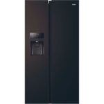 Haier HSR3918EIPB - Réfrigérateur américain, 515 L, classe E, No Frost