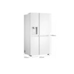 LG GSLC40SWPE - Réfrigérateur américain, 638 L, classe E – Image 3