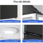 CHiQ CBM159LEBD - Congélateur, 157 L, classe D, Low Frost – Image 6
