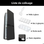 CHiQ CBM162DGD - Réfrigérateur combiné, 157 L, classe D – Image 2