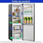 CHiQ CBM162DGD - Réfrigérateur combiné, 157 L, classe D – Image 4