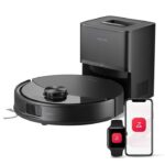 Roborock Q10 S5+ - Aspirateur robot laveur avec station, 5200 mAh (4954)