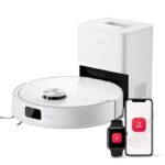 Roborock Q10 S5+ - Aspirateur robot laveur avec station, 5200 mAh (4123)