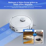 Roborock 2-EN-1 - Aspirateur robot laveur avec station, 8000 Pa – Image 4