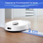 Roborock 2-EN-1 - Aspirateur robot laveur avec station, 8000 Pa – Image 6