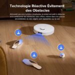 Roborock QV 35S - Aspirateur robot laveur avec station, 10 000 Pa, 5200 mAh – Image 5