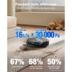 Ecovacs DEEBOT T90 Pro Omni - Aspirateur robot laveur avec station, 30 000 Pa, 4000 mAh – Image 3