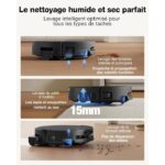 Ecovacs DEEBOT T90 Pro Omni - Aspirateur robot laveur avec station, 30 000 Pa, 4000 mAh – Image 5
