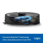 Tp-Link Tapo RV30 Max - Aspirateur robot laveur, 2600 mAh, 150 min – Image 4