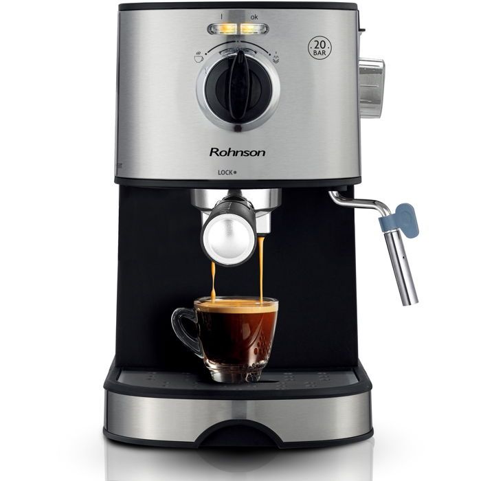 rohnson-r-98022.jpg Rohnson R-98022 - Cafetière, 20 bars, 1 L, 850 W – Image 1
