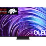 Samsung QE55S95DATXZU - Téléviseur OLED 55 pouces (140 cm), 4K Ultra HD, Tizen