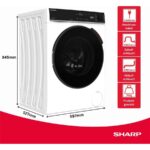 Sharp ES-WNFB714CWDA-CH - Lave-linge 7 kg, classe A – Image 5