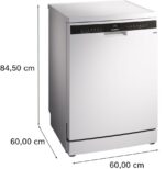 Siemens SN 23 EW 03 ME iQ300 - Lave-vaisselle pose libre (intégrable sous plan) 60 cm, 14 couverts, 42 dB(A), classe B – Image 8