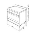Smeg BG91CTN2 - Cuisinière à gaz, 5 feux, 90 cm – Image 4