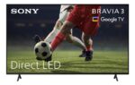 Sony BRAVIA 3 - Téléviseur LED 55 pouces (139 cm), 4K Ultra HD, Google TV