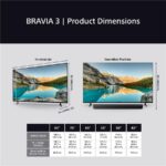 Sony BRAVIA 3 - Téléviseur LED 55 pouces (139 cm), 4K Ultra HD, Google TV – Image 18