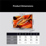 Sony BRAVIA 7 II True RGB - Téléviseur True RGB 55 pouces (139 cm), 4K Ultra HD, Google TV – Image 8