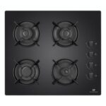 Continental Edison CECTG4VB1 - Plaque de cuisson gaz, 4 foyers, 60 cm