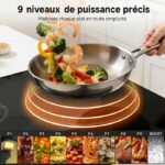 Amzchef 4 foyers Encastrable - Plaque à induction, 4 foyers, 52 cm, 7400 W – Image 4